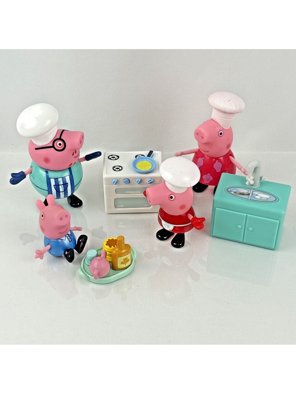 Peppa Pig Cooking With Daddy Pig Figures & Playset Tested Extras